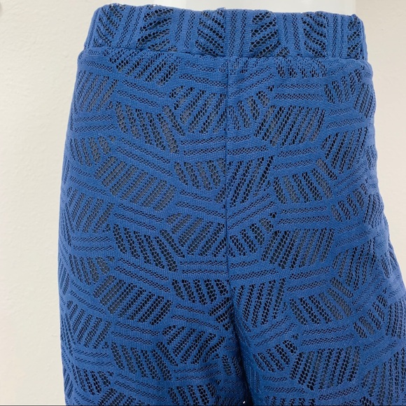 Chico's Pants - Chico’s / Palazzo Crochet Blue Black